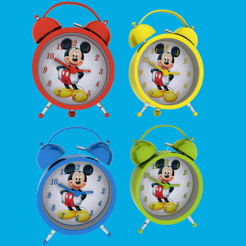 Alarm Clock Miki Mouse 3d Model