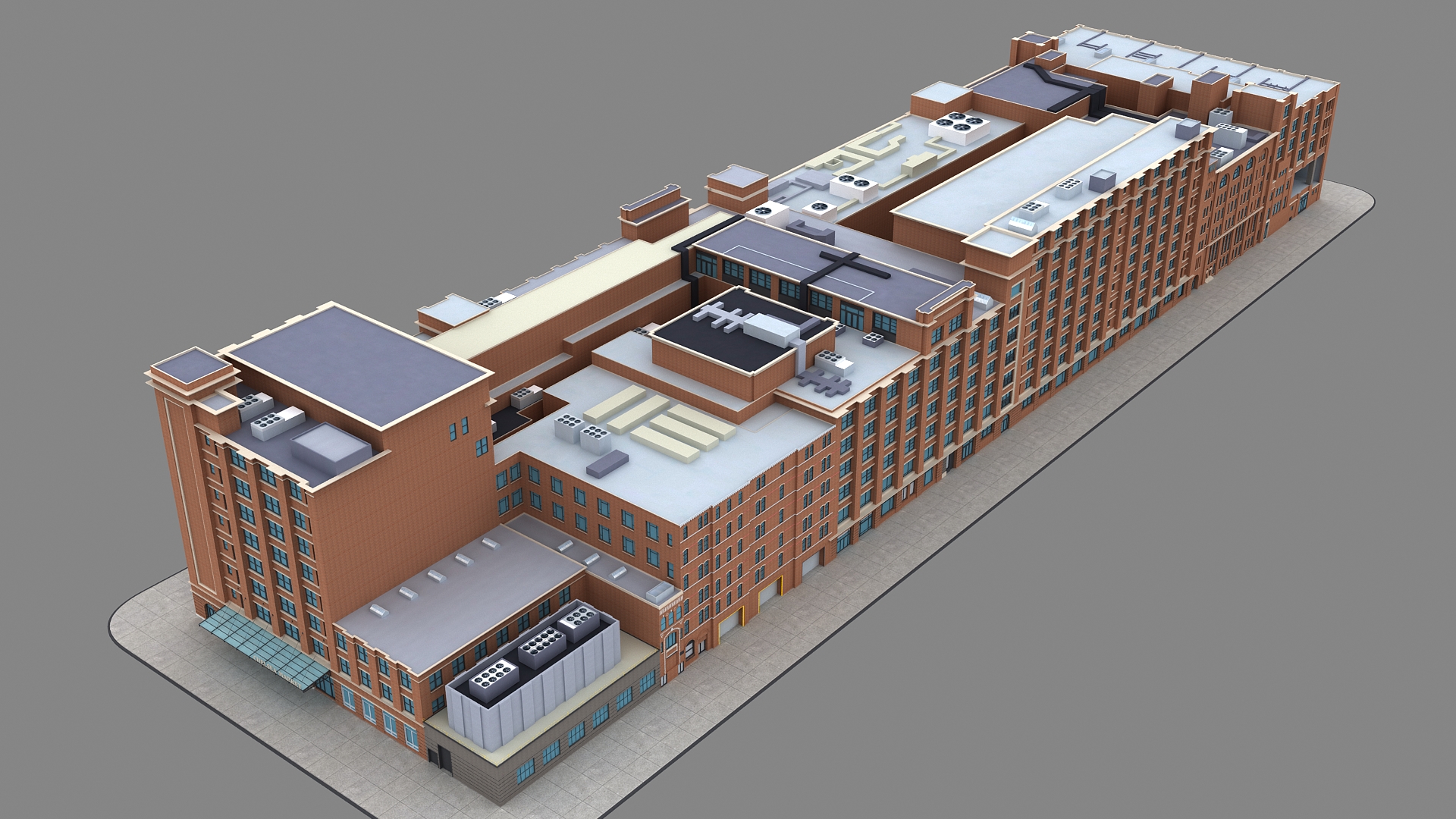 Chelsea Market New York City 3d Model