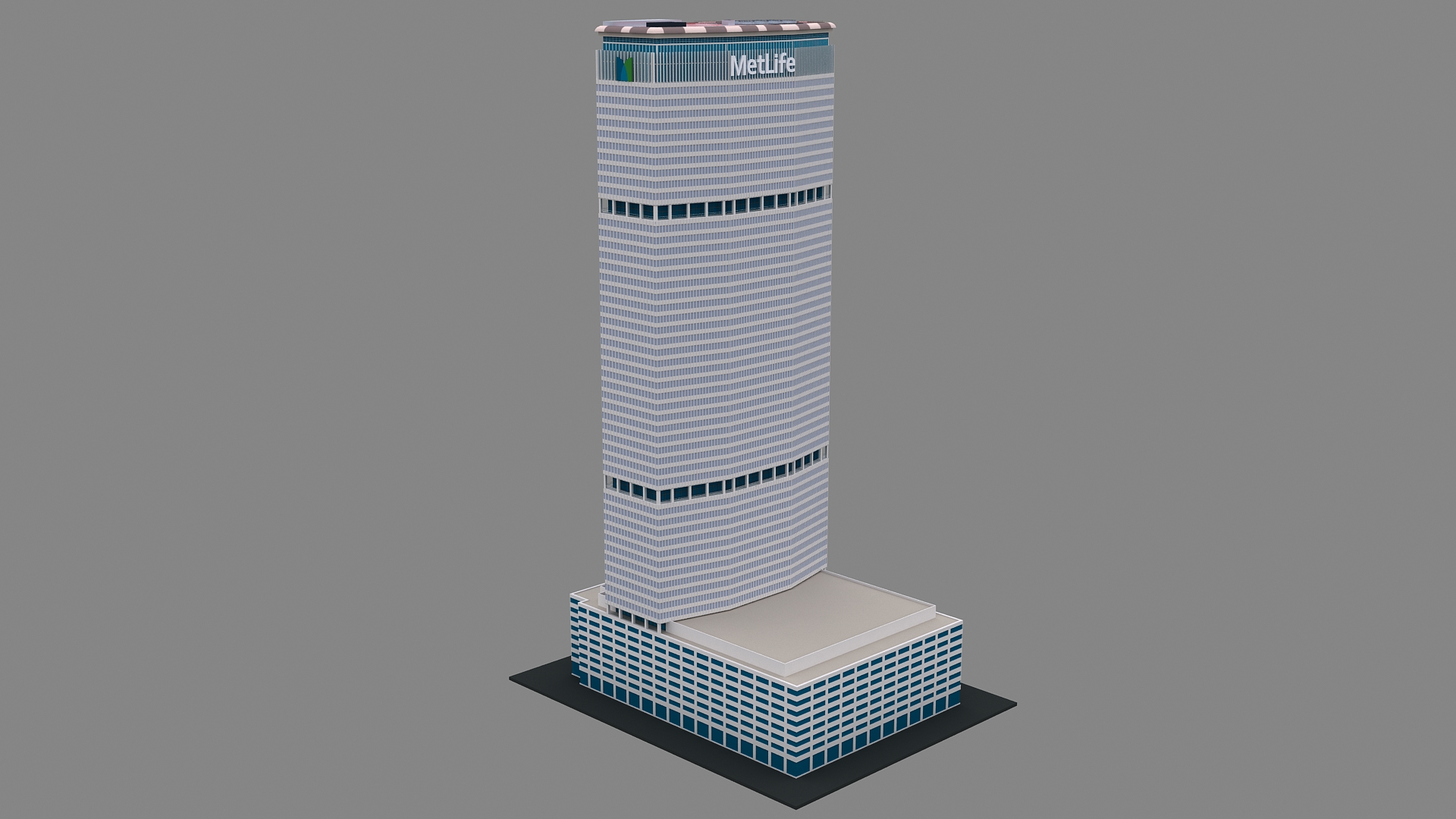 MetLife Building New York 3d Model