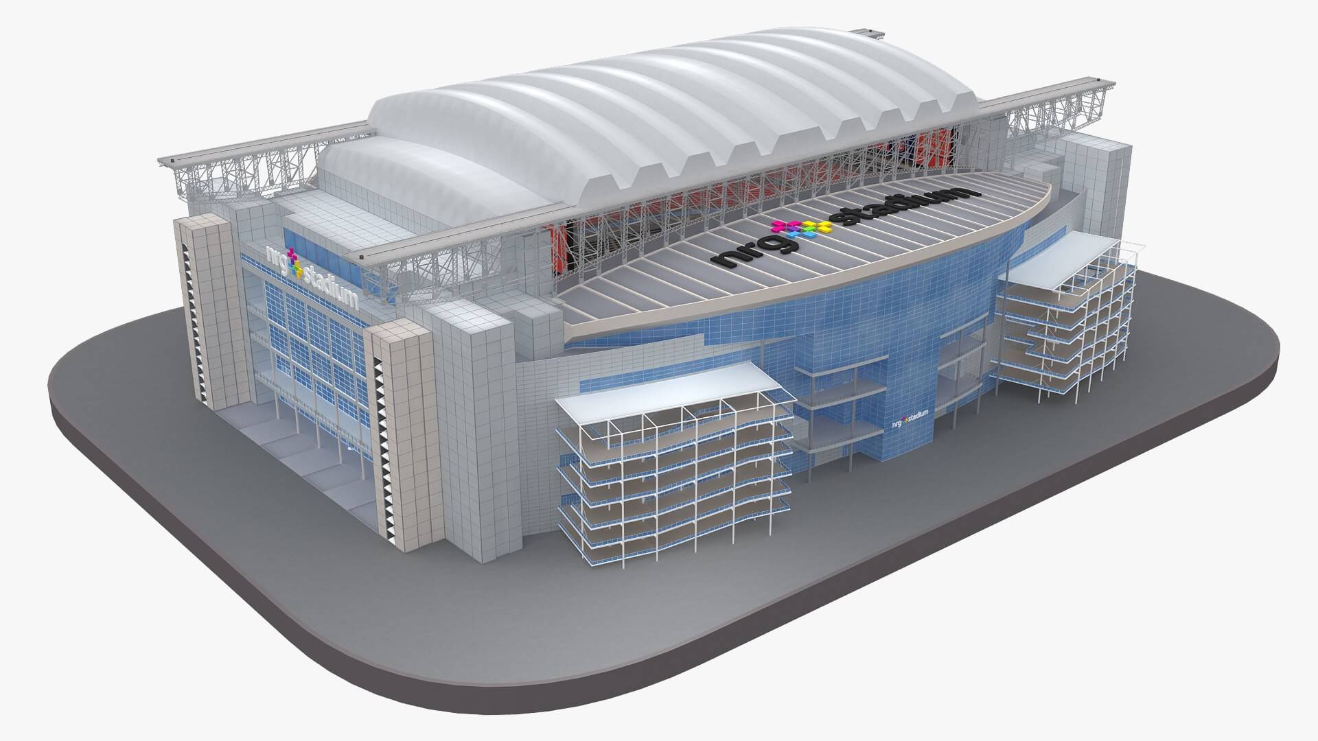 NRG Stadium Houston, Texas 3d Model