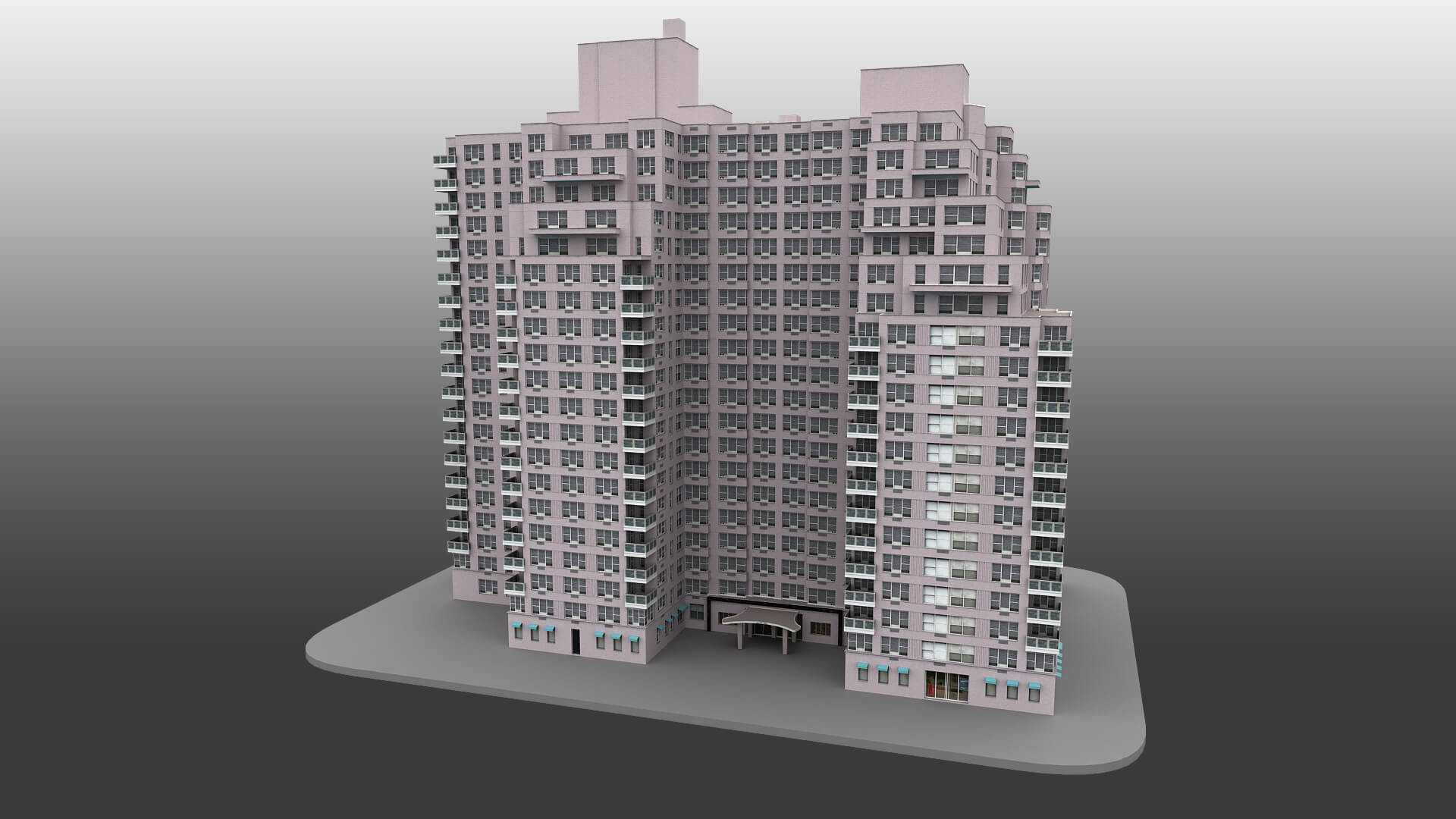 Two Fifth Avenue (25th Ave) Apartment New York 3d Model