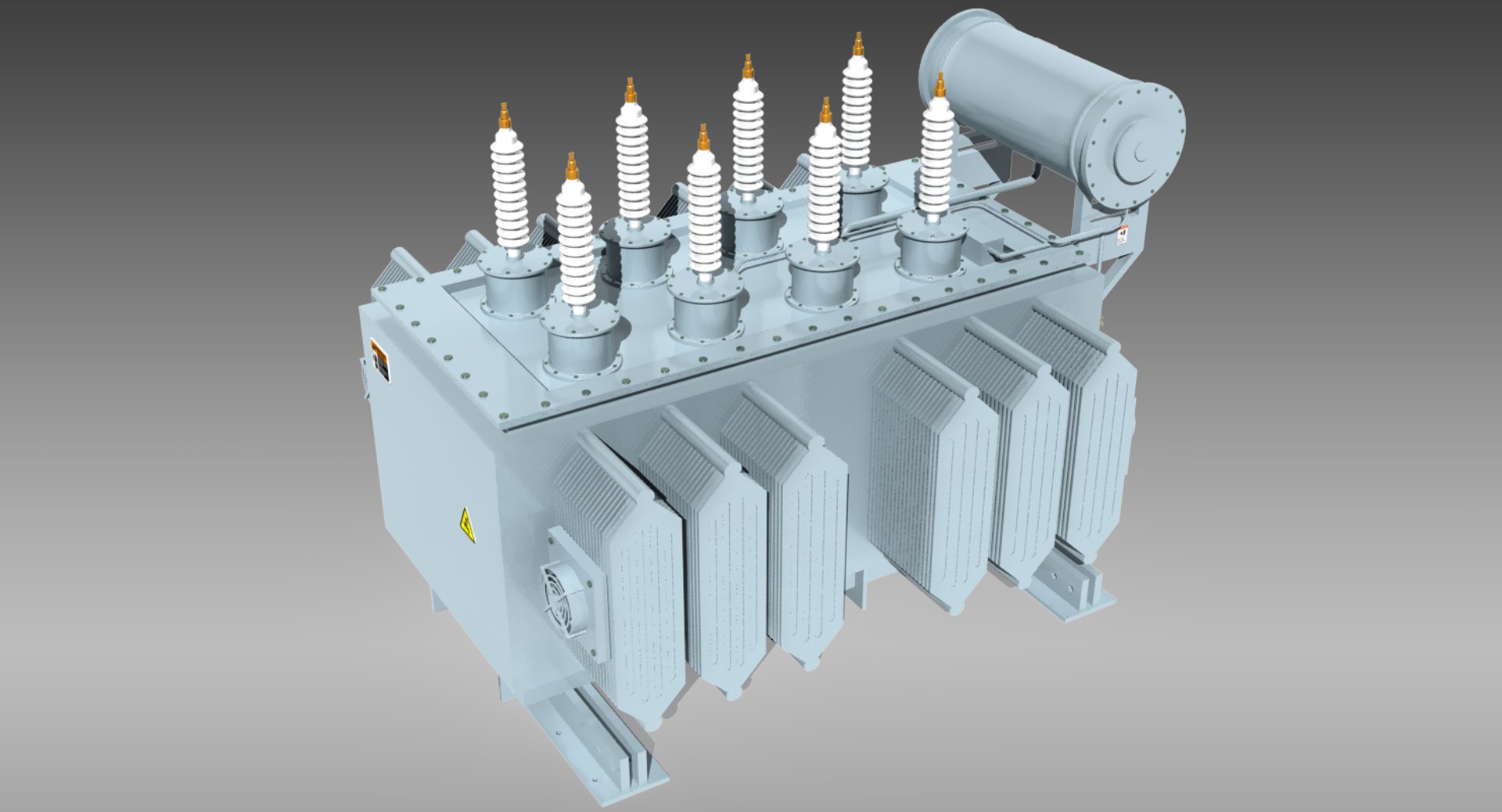 Electrical Transformer 3d Model