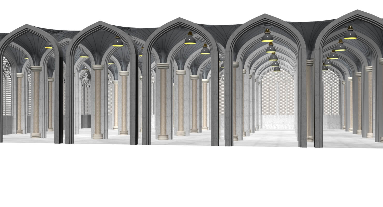 Gothic Archway 3d model