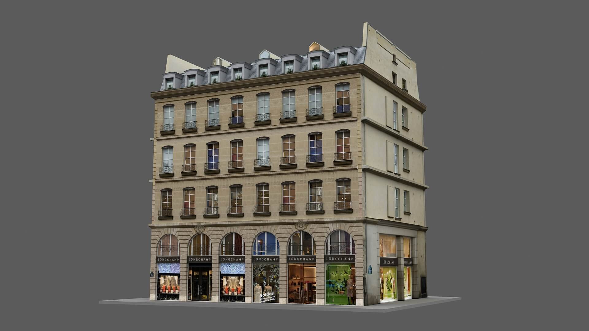 Typical Paris Building 01