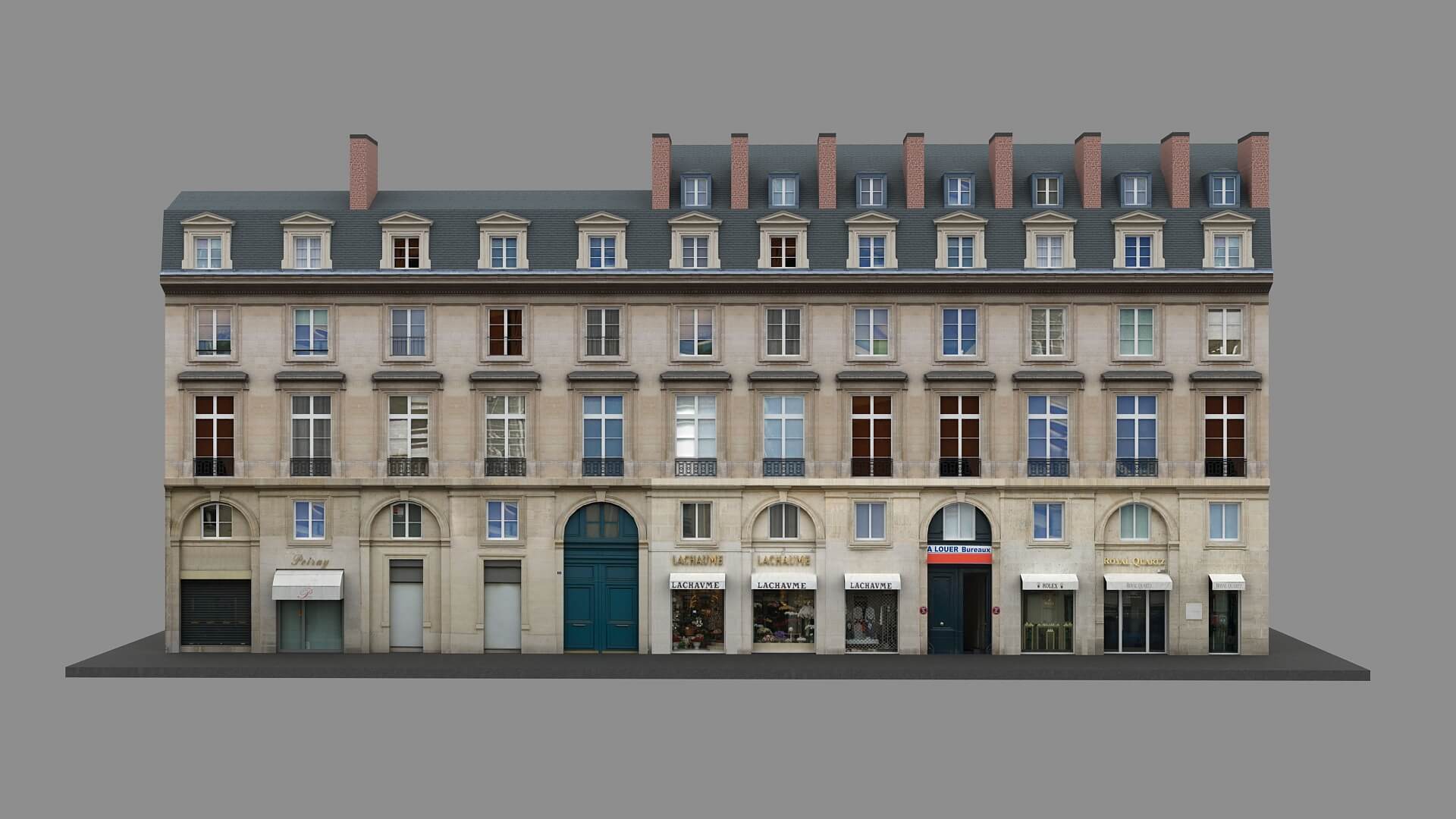 Paris Corner Apartment Building 10