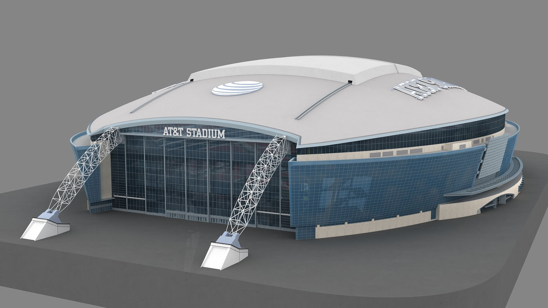 ATT Dallas Cowboys Stadium 3d Model