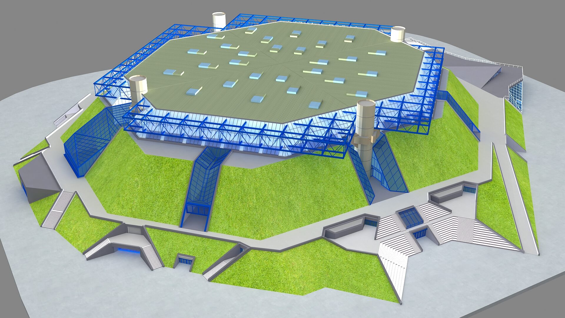 Accor Arena Paris 3d Model