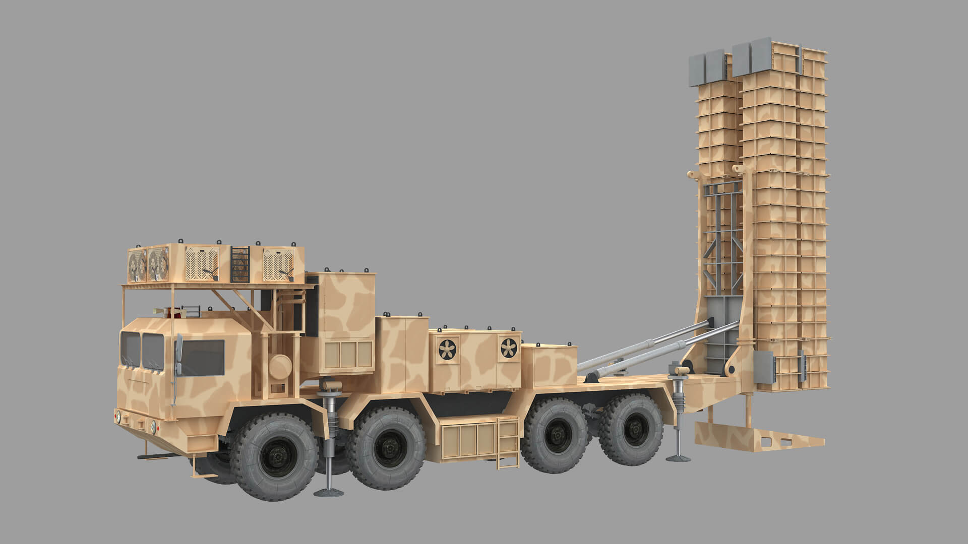 Bavar-373 Air Defense Missile System 3d Model