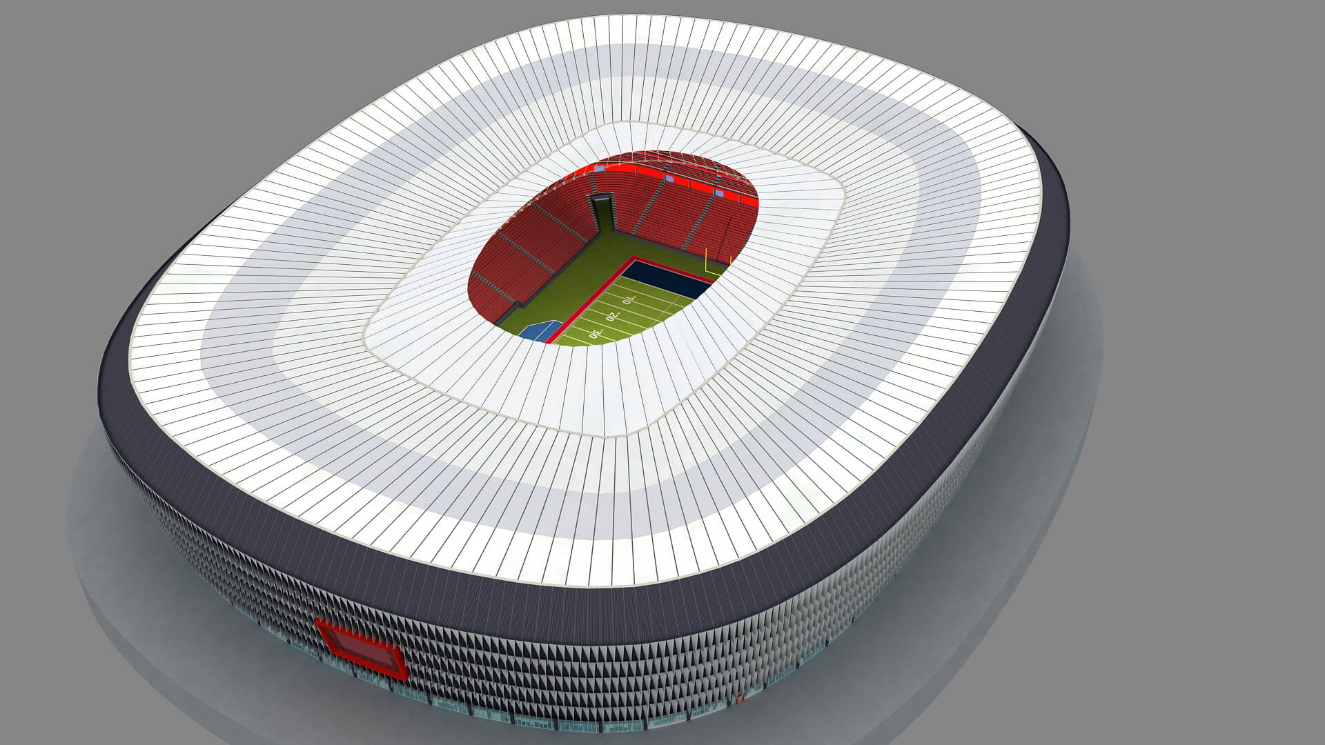 Estadio de San Mames Stadium Spain 3d Model