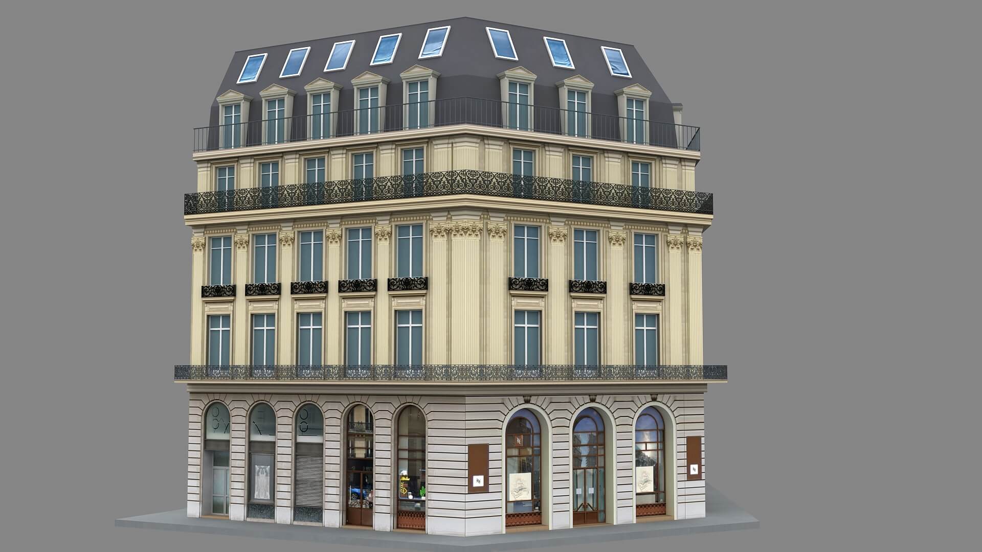 Palais Garnier Opera House Area Building 3d Model