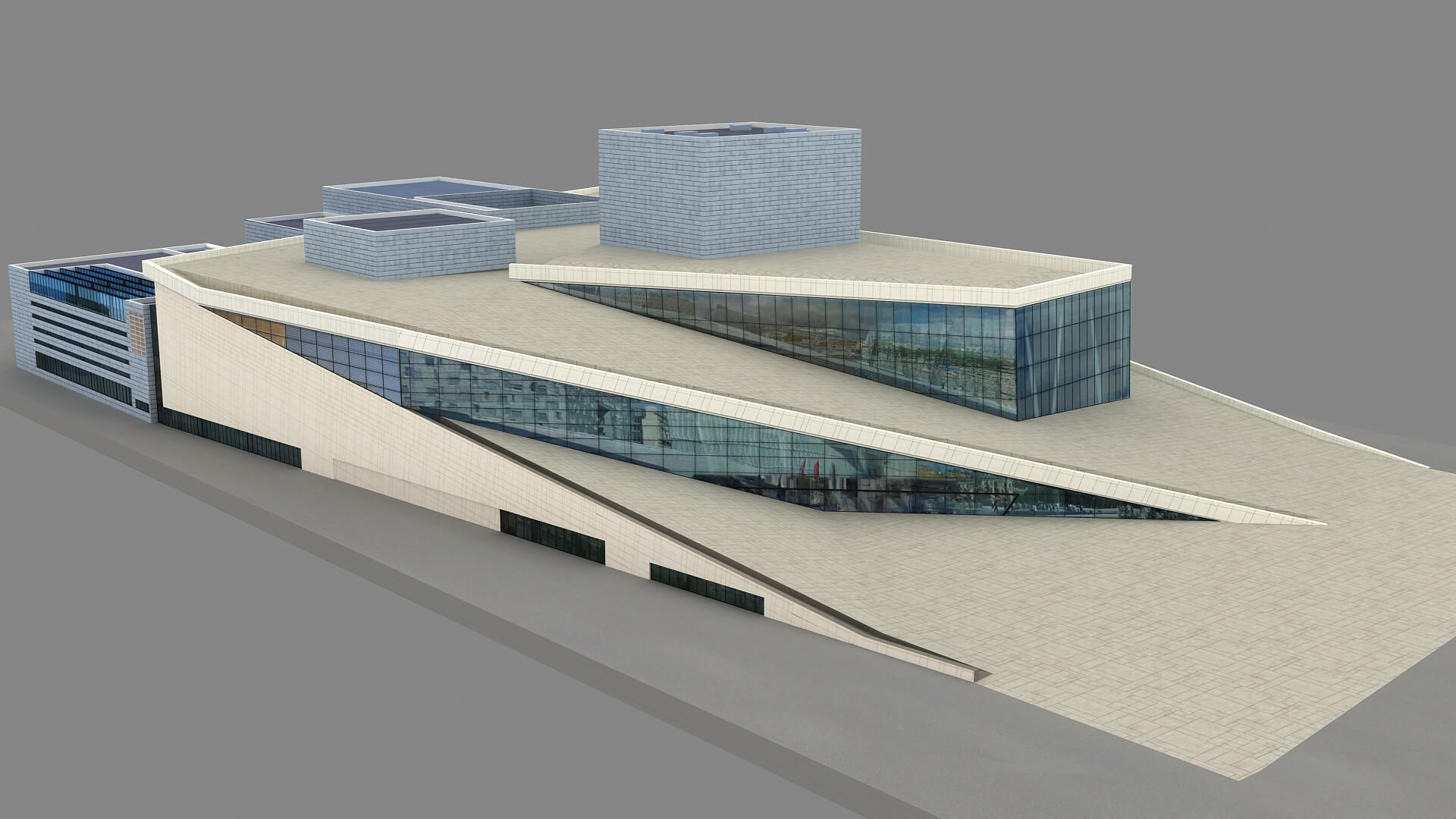 Oslo Opera House 3d Model