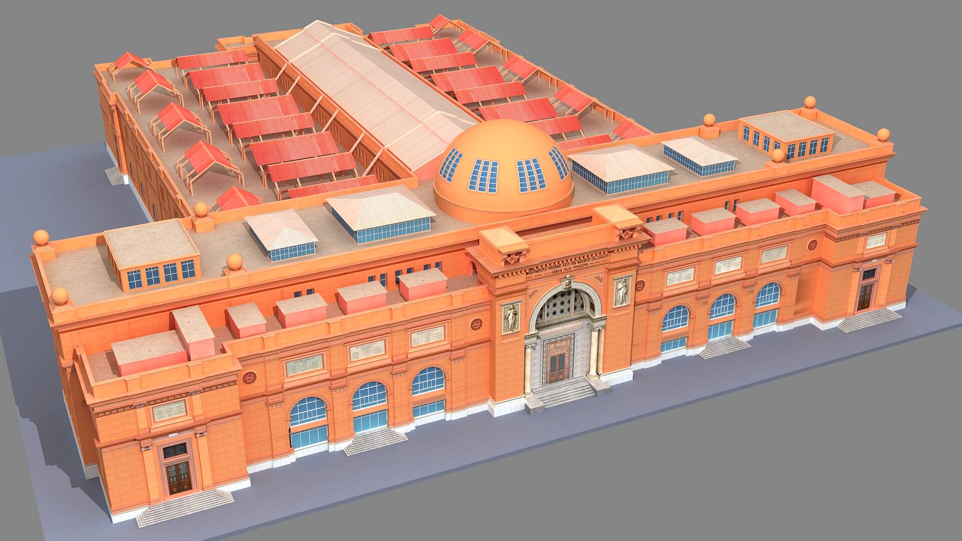 The Egyptian Museum Cairo 3d Model