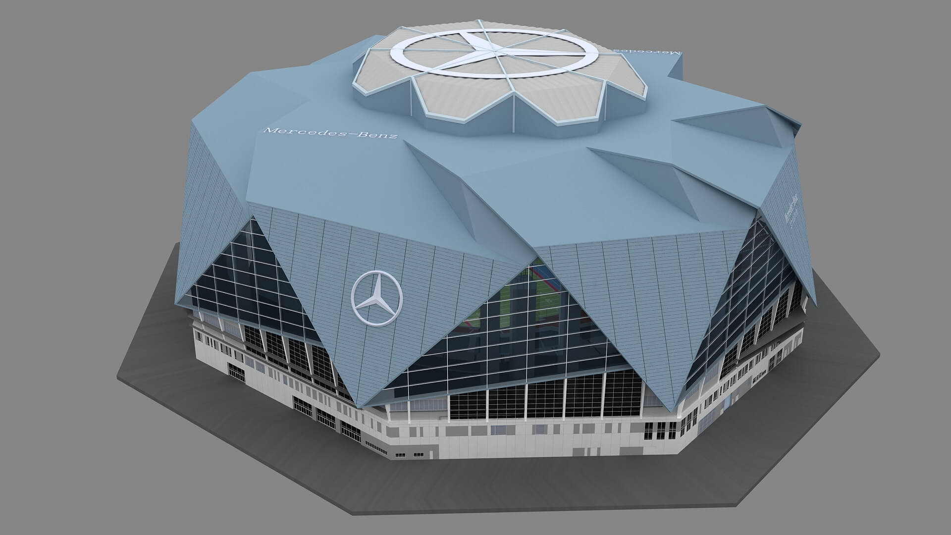 Mercedes Benz Stadium 3d Model